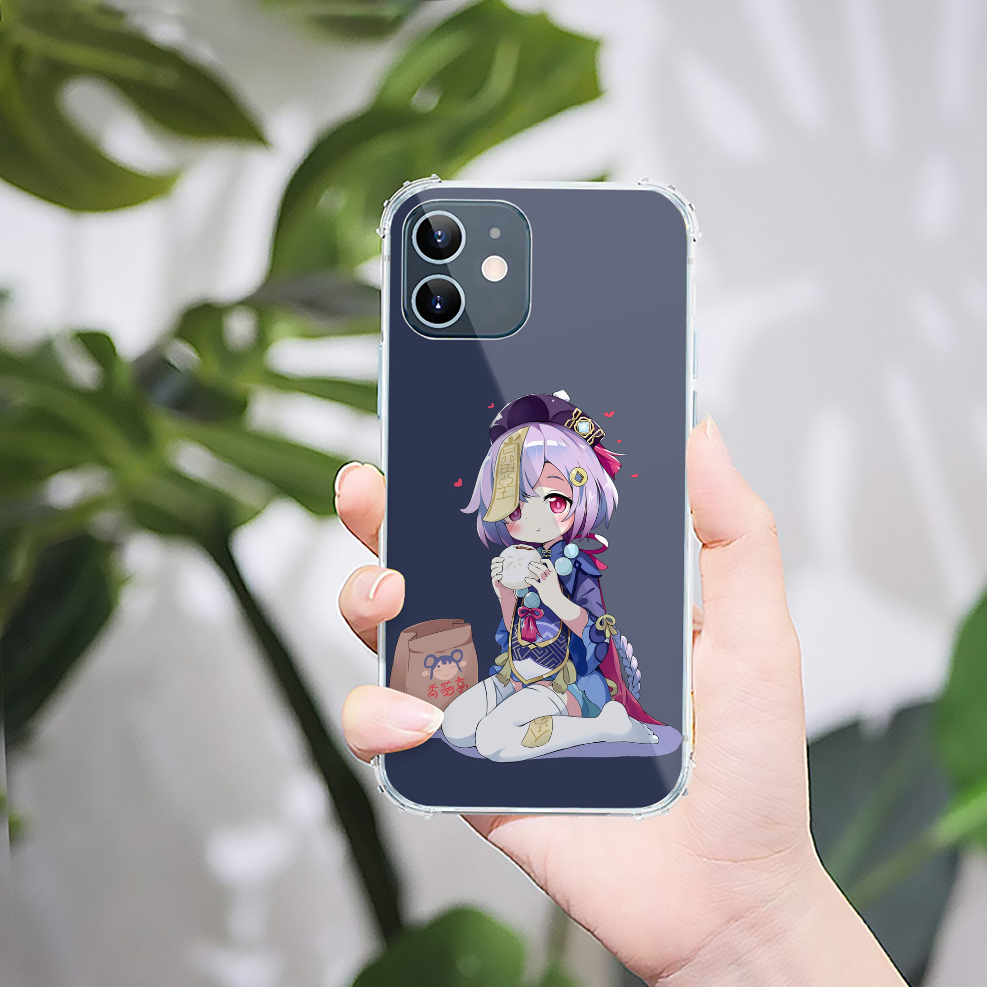 げんし神 七七 なな  genshin Nana 【iPhone 12シリーズ対応】透明スマホケース（クリアソフトケース）